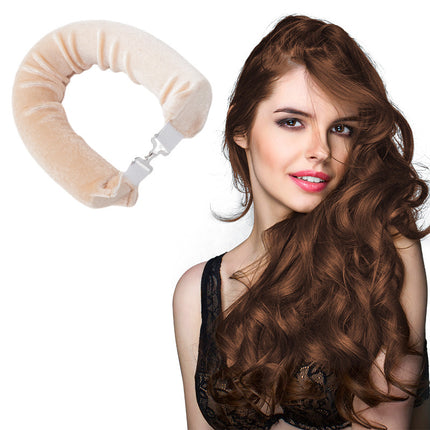 Cross-border new thick lazy sleeping non-hot curly hair curler European and American simple hair curler hook in stock wholesale
