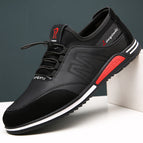 Black four seasons flat heel model / 43