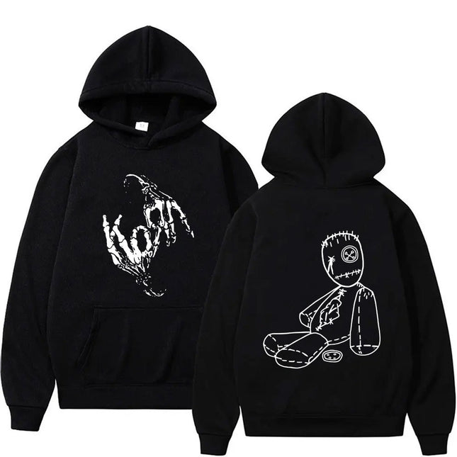 Rock Band Korn Issues Album Cover Graphic Hoodie Men Women g