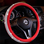 38cm / Red Leather White Diamond