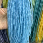 4mm/about 98 pieces in a string / 3#Light blue