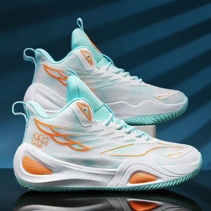 Cross-Border Popular Mesh Basketball Shoes, Non-Slip, Wear-Resistant, Shock-Absorbing, Professional Practical Game Shoes for Men and Women, Couple Models 880