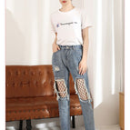 Black medium and large mesh