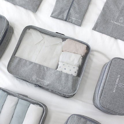 Travel Storage Bag Cationic Seven-Piece Clothing Storage Set Large Capacity Portable Storage Bag Clothes