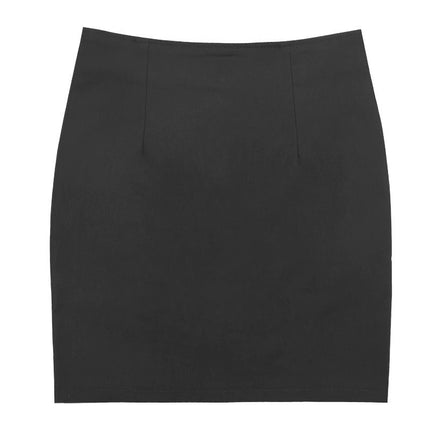 Petite Bodycon Skirt Women's Fashion 2024 Summer New High-Waisted Anti-Exposure Sexy A-Line Mini Skirt
