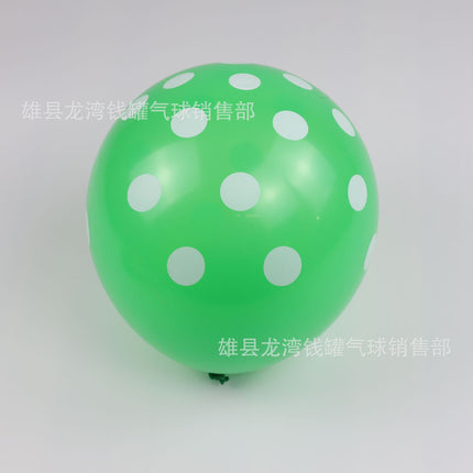 Thickened 12 inch 2.8g polka dot latex balloon wedding wedding party holiday balloon decorative polka dot balloon