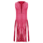783 strap vest rose red / S