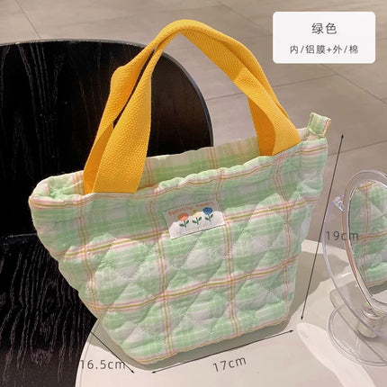 Insulated Lunch Box Bag, Handbag, Thickened Aluminum Foil, Waterproof, for Office Workers, Lunch Bag for Elementary School Students, Portable Lunch Pouch
