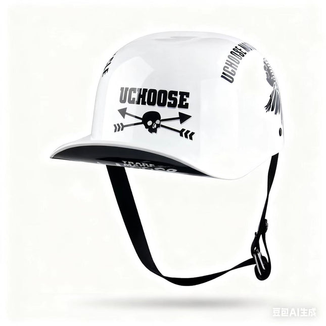 Source Factory Electric Vehicle Helmet Men's Motorcycle Helmet Summer Women's Electric Scooter Safety Helmet Riding Baseball Cap