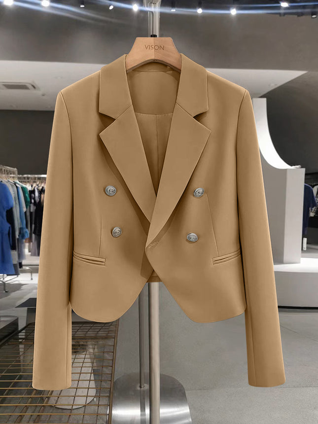 Spring and Autumn 2025 New White French Short Suit Jacket Women's Light Mature Small Fragrant Texted Suit for Foreign Trade