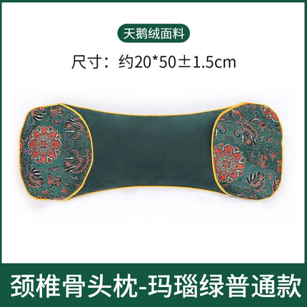 Mugwort Cervical Spine Pillow Bamboo Leaf Pure Cotton Triangular Cervical Spine Pillow Teacher's Day Pillow Gift Box Multifunctional Mugwort Pillow