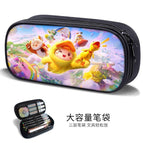 Waterproof-scratch-proof-non-fading-large-capacity three-layer pencil case / B44166