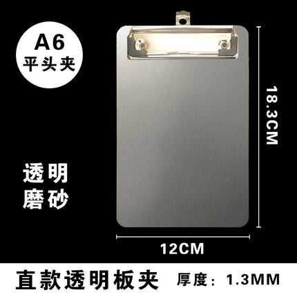 Black Butterfly small ticket holder mini board clip student homework clip order opening restaurant order folder equipment 7-inch bill