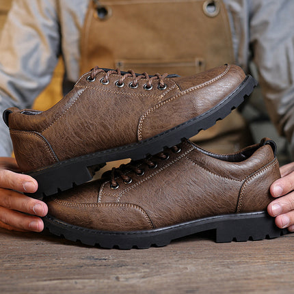 Cross-border Shoes Men's New Casual Shoes British Retro Shoes Men's Shoes All-match Trendy Shoes Amazon Explosions Work Shoes