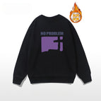 Black (fleece-lined sweater) / M