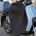 Black-[quilted] windshield skirt / Free size