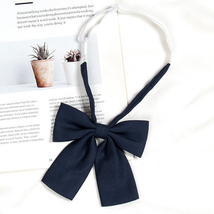 Japanese preppy style jk bow tie women's sailor suit wine red pink bow clothes accessories tie men