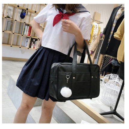 New Japanese Japanese Orthodox JK Dress Bag Single Shoulder PU Women's Simple Comic-Con Student Leisure Crossbody Bag College
