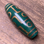 Agate nine eyes dzi beads model 3 15*58mm