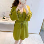 Two piece set green / M
