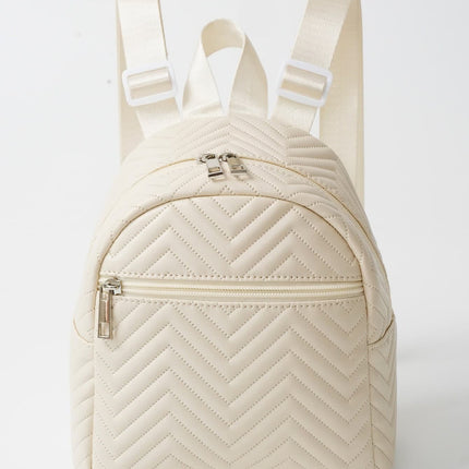 Cross-border Hot Sale Mini Women's Backpack 2024 New Multicolor Printed Wave Embroidered Colorful Belt Backpack