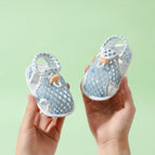 Polka dot [mesh fish mouth sandals gx] / Inner length 10cm (0-6 months)