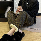 Leopard print / Plus size (160-180cm, 65-90kg )