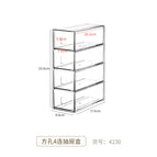 4230. 1 square hole 4-drawer box