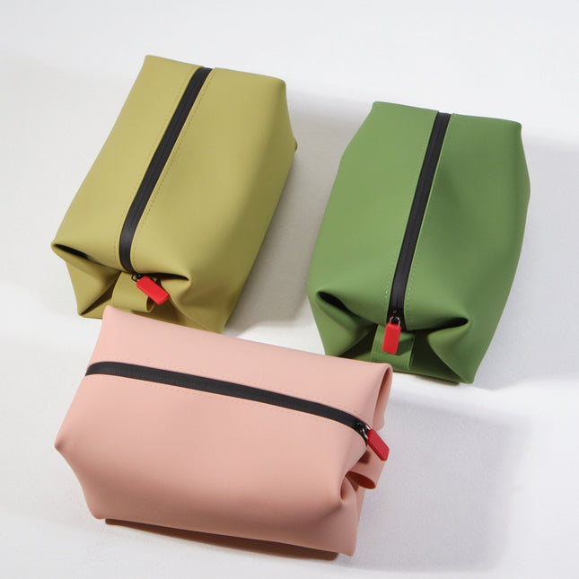 Wholesale Silicone Storage Bag Waterproof Travel Cosmetic Bag Toiletry Bag Small Objects Silicone Storage Box Large Capacity New Style