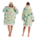 Orange on green / Warm clothing adult