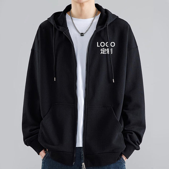 Sweater custom printing figure work clothes coat logo team class clothes diy spring and autumn hooded cardigan custom