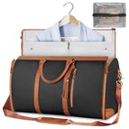 0528#Black with brown + toiletry bag