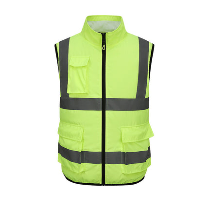Sanitation worker reflective vest outdoor reflective vest summer cooling air conditioning clothing with fan for cross-border