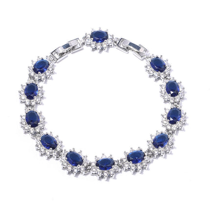 New classic cross-border source bracelet fashion zircon ladies jewelry European and American fashion crystal bracelet