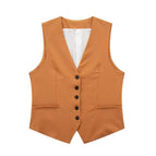 orange top / XS