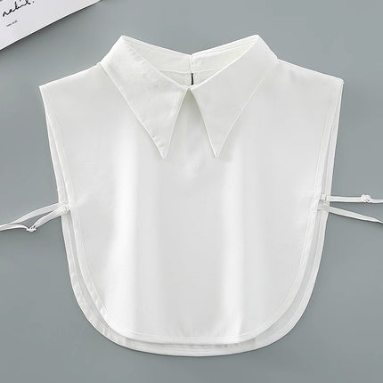 Cotton Brushed Plaid Winter Sweater Fake Collar Collar Protector Unisex Shirt Collar Fashionable Versatile Fake Collar