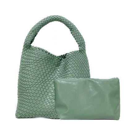 Cross-border Woven Bag Women's Tote Bag Large Capacity Vegetable Basket Bag Shopping Bag General Bag Women's All-match Bag 61