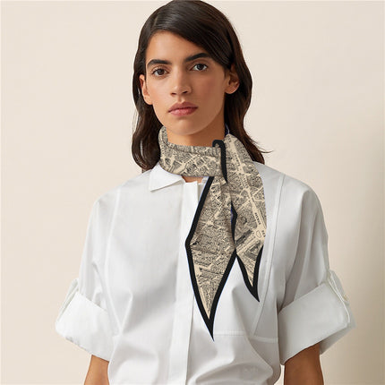 2024 New Arrival Diamond Towel Twill Shirt Decorative All-match Light Luxury Scarf Star Style Women's Shawl