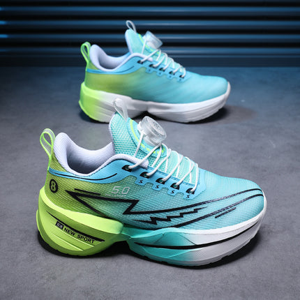 Boys' Shoes 2026 New Summer Mesh Popular Basketball Shoes Children's Breathable Running Sneakers Lightweight with Buttons