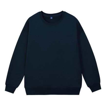 Thickened Lamb Velvet Winter fleece-lined Round Neck Sweatshirt 2024 New Warm Loose All-match Long Sleeve Top for Women