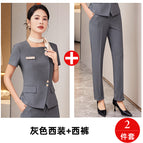 Gray suit + pants / S