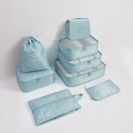 Travel Twill Storage Bag, Seven-Piece Set, Eight-Piece Set, Nine-Piece Set, Clothing Sorting Bag, Travel Storage Bag