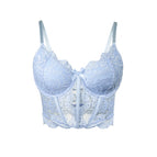 Light blue [with steel ring and no breast pad] / S
