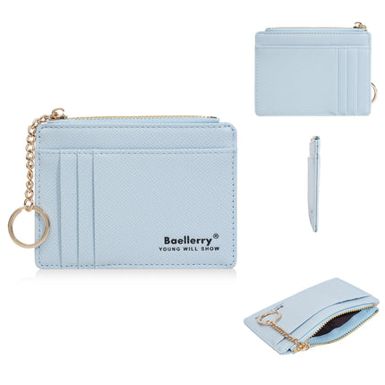 Baellerry New Women's Card Holder Id Holder Cross-Border Multi-Card Slot Card Holder Card Sleeve Thin Coin Card Holder Women