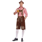 3645 [pink top + brown pants + brown hat] / M