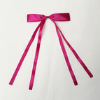 Ribbon style rose red 7g duckbill clip