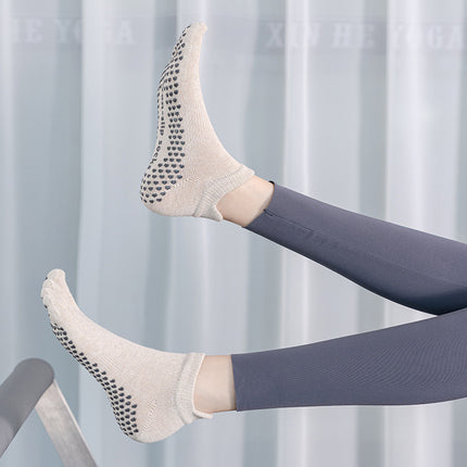 Toesox quality new gradient yoga socks tie-dyed backless five-finger socks sports pilates dispensing non-slip socks