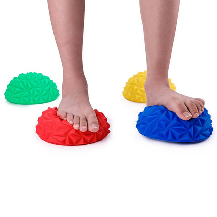 Yoga foot massage semicircle ball, diamond pineapple ball, sensory domestication ball semicircle durian ball