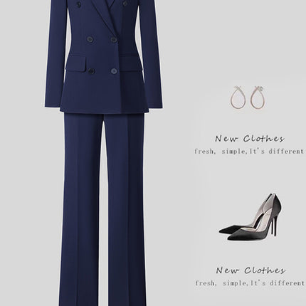 New High-Quality Tailcoat Set, Women's Business Office Jacke