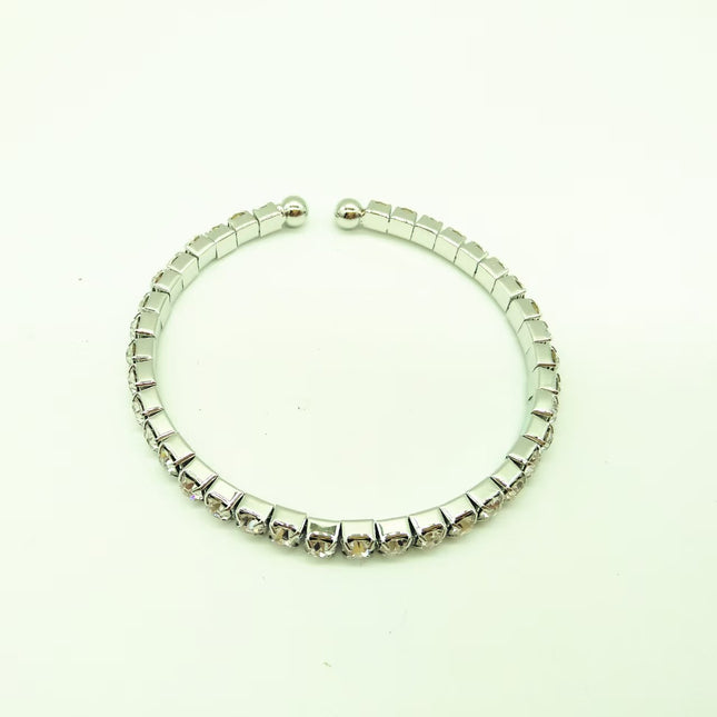 5mm Cross-Border Simple and High-End Tennis Bracelet Full of Diamonds, Zirconia Titanium Steel Bracelet, Men's and Women's Jewelry Bracelet